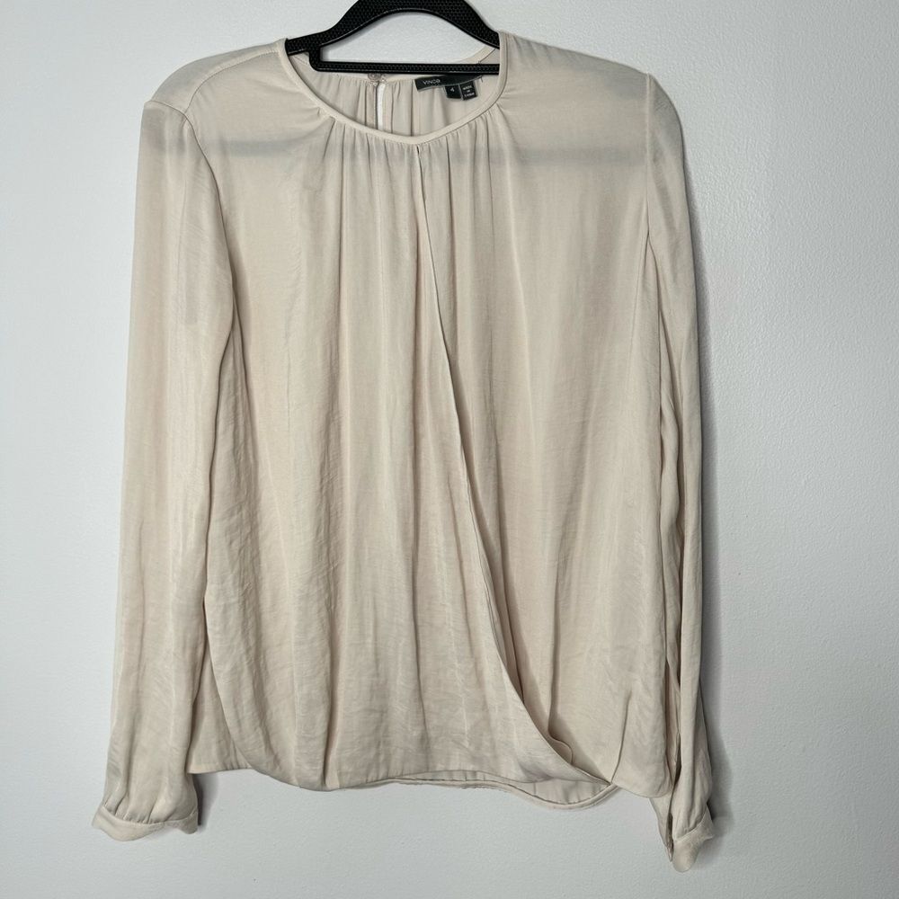Vince sheer blouse size 4